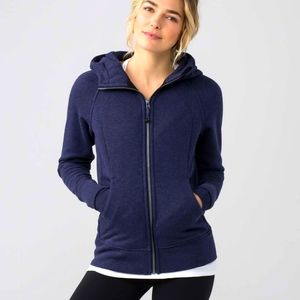 Lululemon heathered deep indigo hoodie. Size 6